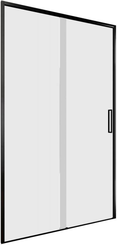 Душевая дверь Aquanet Pleasure Evo AE65-N110-BT профиль черный, стекло прозрачное