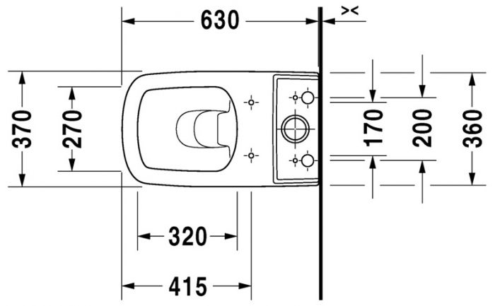 Унитаз-компакт Duravit DuraStyle 215509 с бачком 0935100005