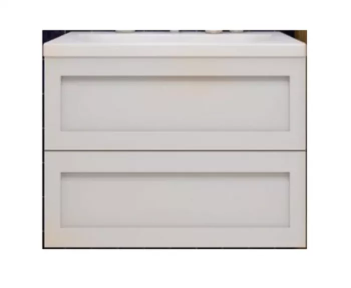Тумба под раковину Art&Max Platino AM-Platino-600-2C-SO-BM-Cer белый