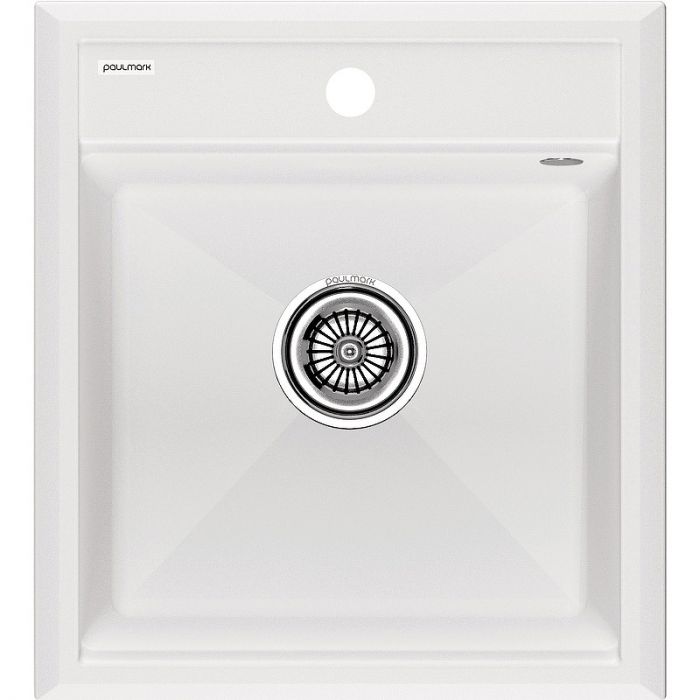 Комплект Paulmark мойка + коландер PM115951-WH+A375-BS