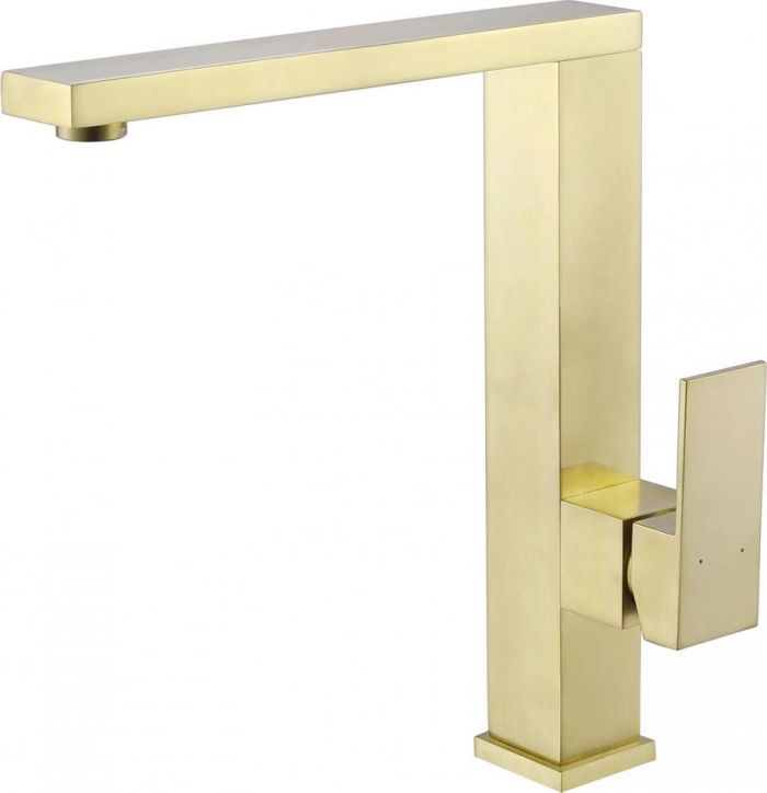 Смеситель для кухни ABBER Daheim AF8214G, матовое золото