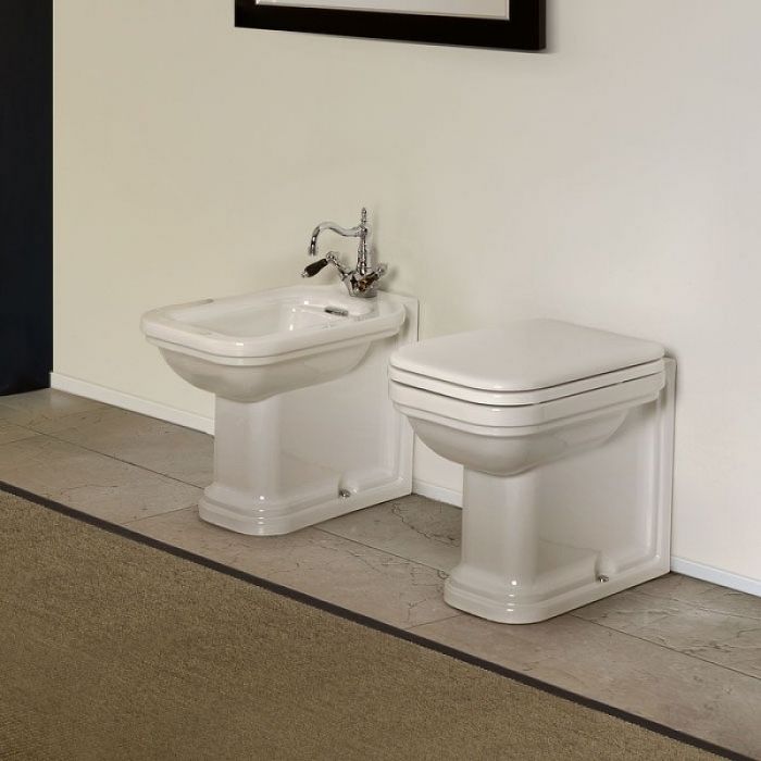 Биде Kerasan Waldorf 4121K1bi/cr*1, белый