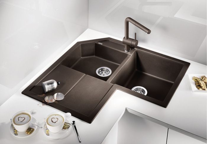 Кухонная мойка Blanco Metra 9 E 515567 алюметаллик