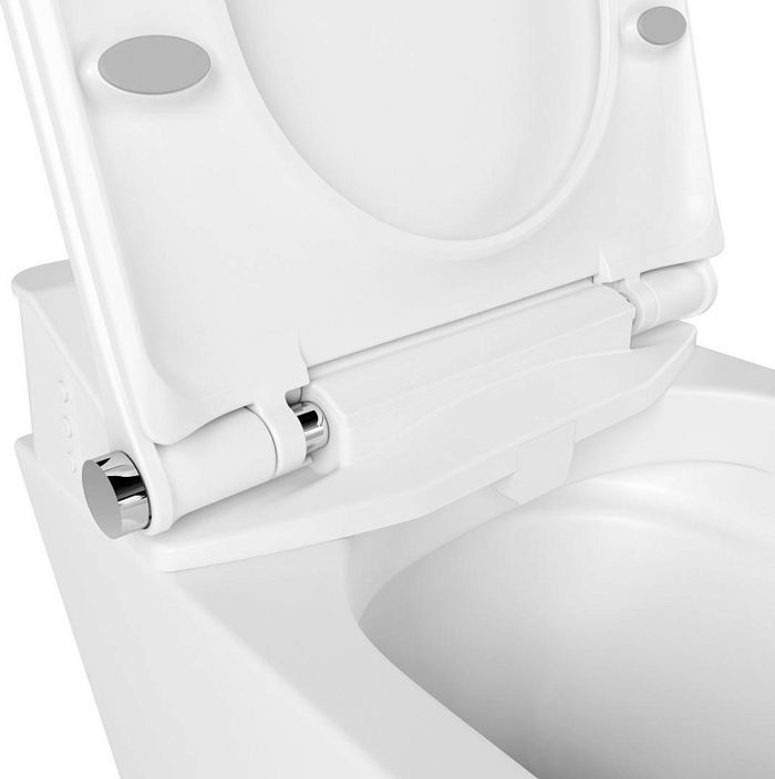 Подвесной унитаз Lavinia Boho Smart V-Clean 335901RS с сиденьем микролифт, белый