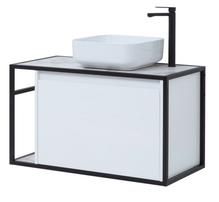 Тумба под раковину Aquanet Nova Lite Loft 90 00261651 белый