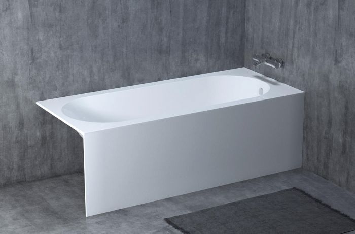 Ванна из искусственного камня Salini Ornella 102311G 170x75 см, белый глянцевый