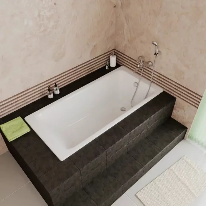 Чугунная ванна Delice Parallel 160х70 DLR_220504R белый