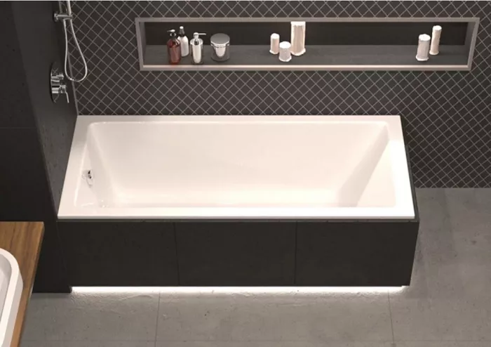 Акриловая ванна Whitecross Wave Slim 140х70 0111.140070.100 белый