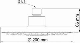 Встраиваемый комплект для душа WasserKRAFT Dill A12629, хром