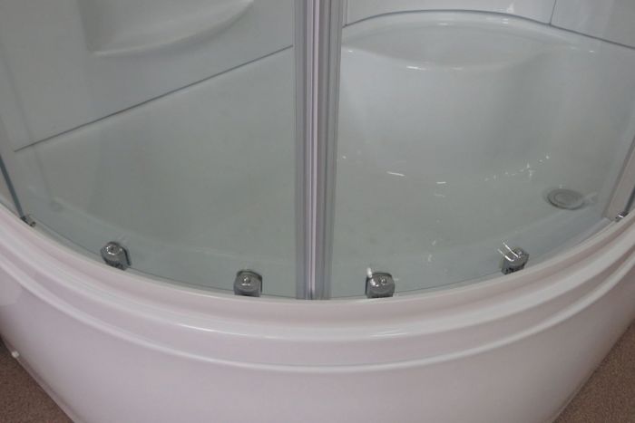 Душевая кабина 120х80 см Royal Bath ВК RB8120BK2-T-R стекло прозрачное с гидромассажем