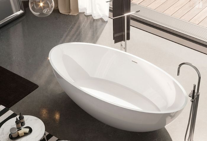 Ванна из искусственного камня Gruppo Treesse Carezza 180х85 V308BO