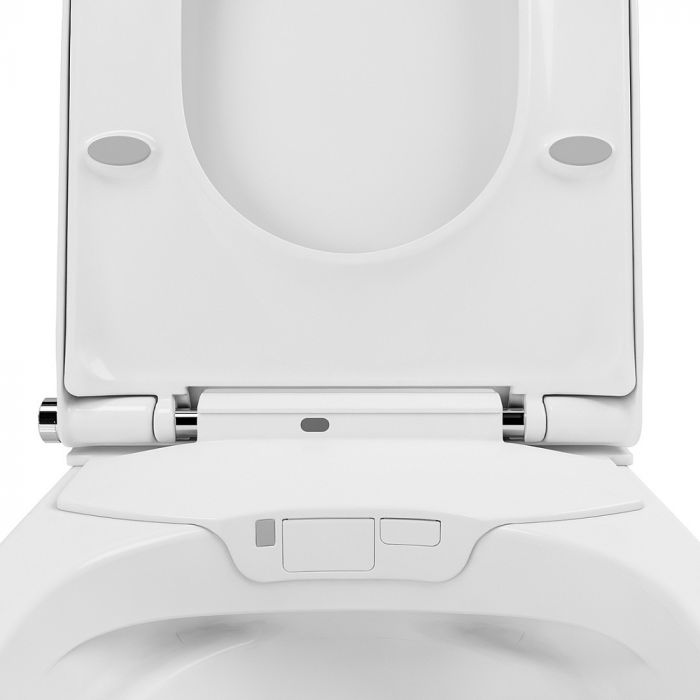 Подвесной унитаз Lavinia Boho Smart V-Clean 3359102R с сиденьем микролифт, белый