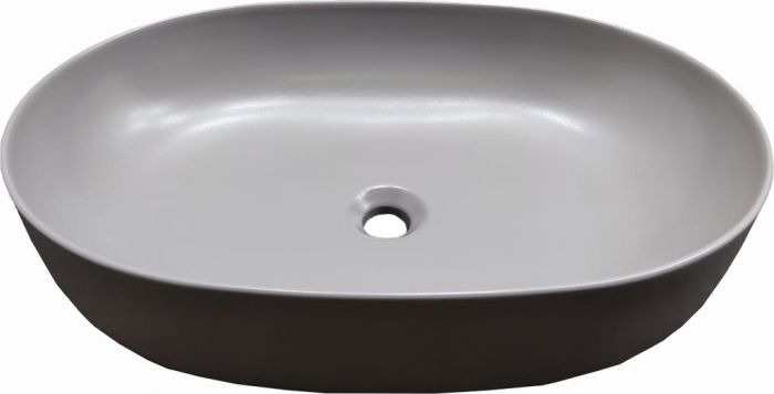 Раковина накладная Kerasan Nolita 534389*0 60 см, ferro matt