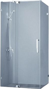 перегородка душевая160х70AM.PM X-Joy W94WI-120-F1-MTE стекло прозрачное,профиль хром