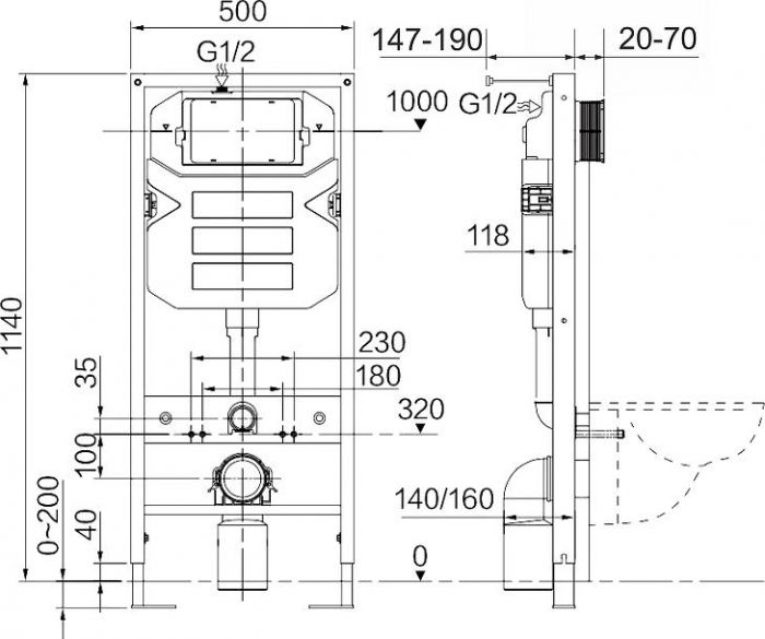 Смеситель для ванны с душем Am.Pm X-Joy F85A95000, хром