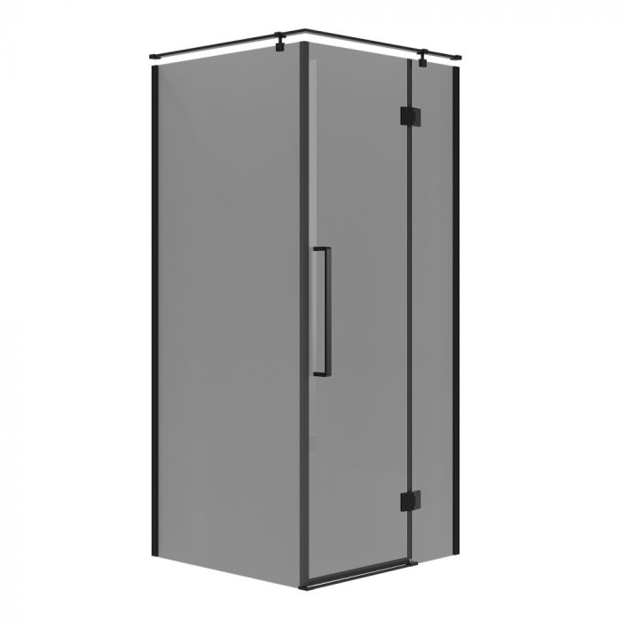 Душевое ограждение Niagara Nova NG-2832-34BLACK стекло тонированное, профиль черный