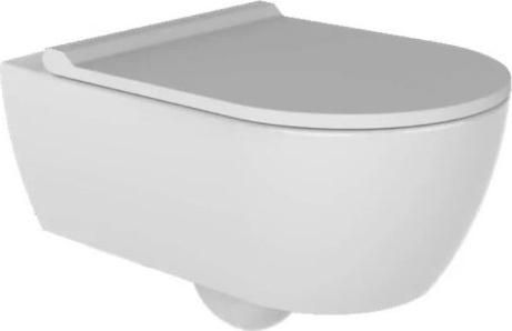 Унитаз подвесной beWash Melville HRKA052N3VP1W5SZ0 безободковый с биде и сиденьем микролифт, белый