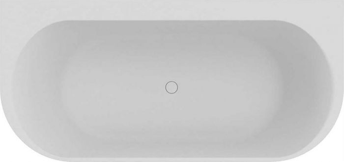 Ванна из искусственного мрамора Riho Valor back-2-wall B131001105, 180x80 см
