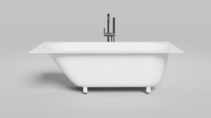 Ванна из искусственного камня Salini Ornella KIT 170х75 102421M, белый