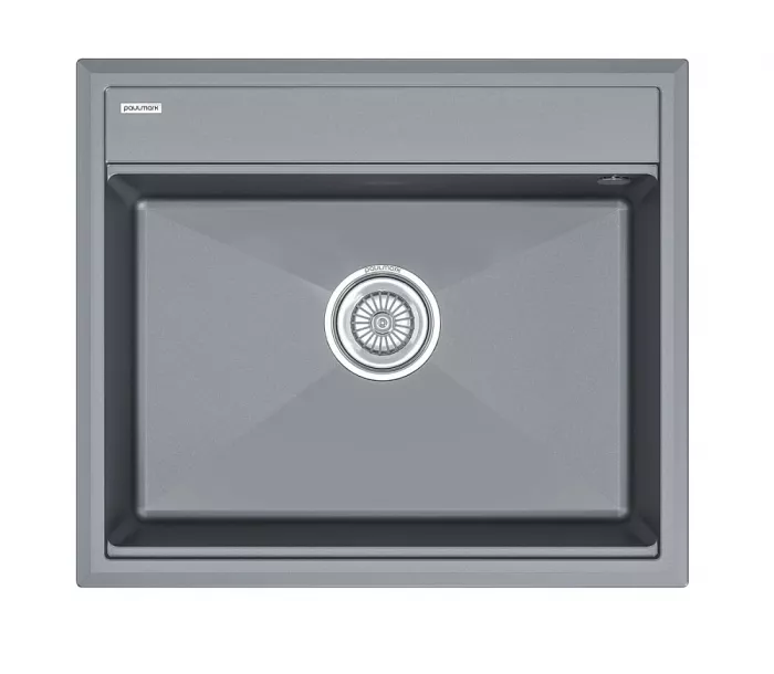 Кухонная мойка Paulmark Stepia PM115951-GRM серый
