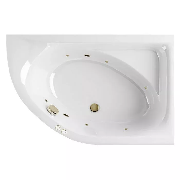 Акриловая ванна Excellent Aquarella 150х100 WAEX.ARP15.SOFT.BR бронза, белый