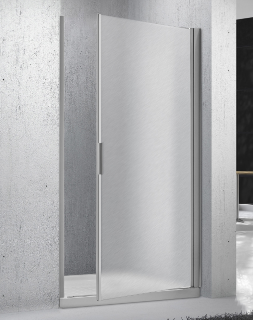 Душевая дверь в нишу 70 см BelBagno SELA-B-1-70-P-Cr, стекло рифленое punto