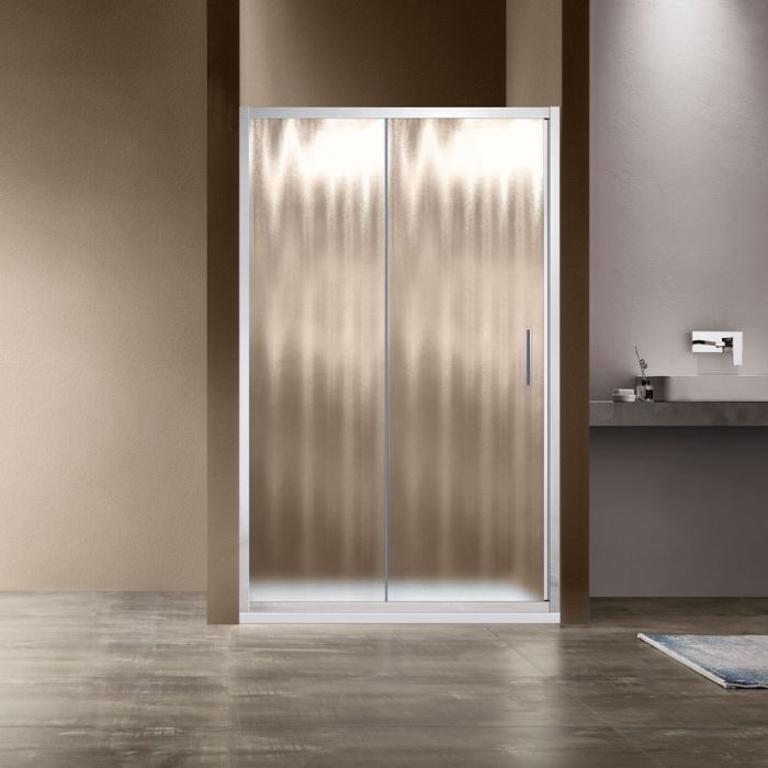Душевая дверь Vincea Garda VDS-1G140CH, стекло шиншилла, хром