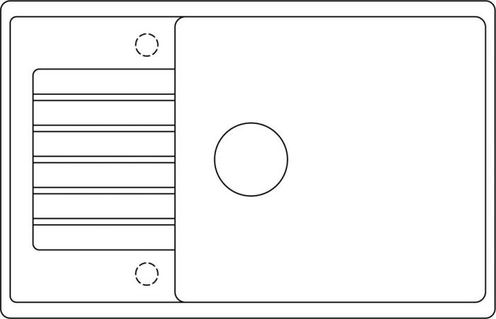 Кухонная мойка Blanco Zia XL 6 S Compact 523274 тёмная скала