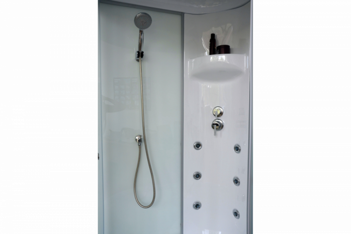 Душевая кабина 120х80 см Royal Bath BP RB8120BP3-WC-CH-R стекло матовое с гидромассажем