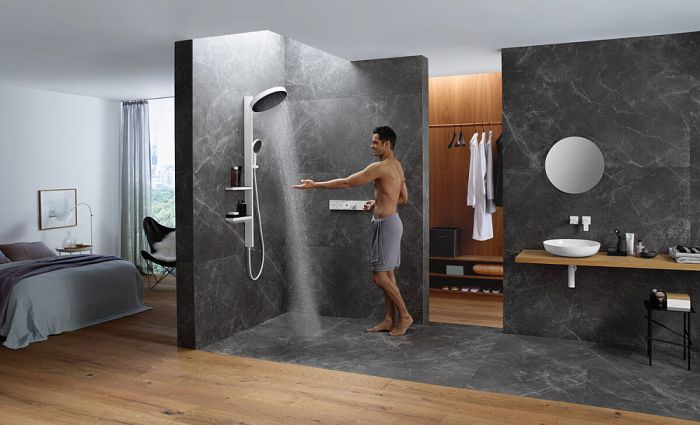 Душевая стойка Hansgrohe Rainfinity Showerpipe 360 26842700, белый матовый