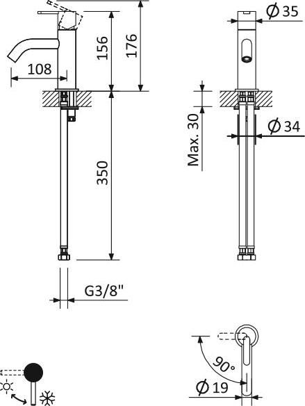 Душевая дверь RGW Passage PA-07B R 100 см 41080710-84R