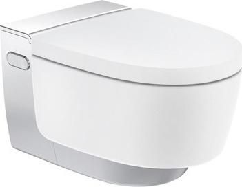Унитаз-биде подвесной Geberit AquaClean mera comfort 146.214.21.1 с системой удаления запахов, белый