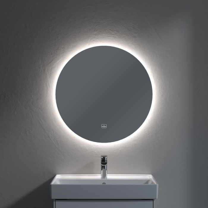 Зеркало Villeroy&Boch More to See Lite A4606800 65 х 65 см, светодиодная подсветка