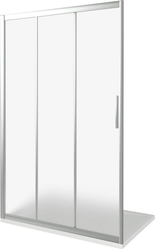 Душевая дверь в нишу 130 см Good Door Orion WTW-130-G-CH ОР00004 стекло рифленое