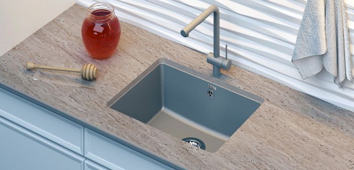 Мойка кухонная Point Сидли 55 PN3007BG, светло-бежевый