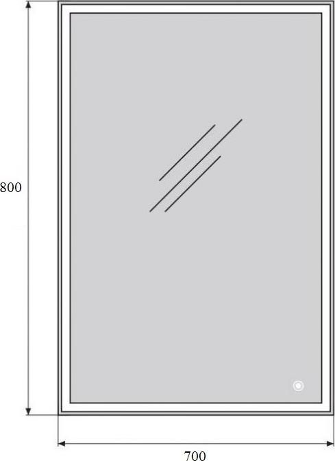 Зеркало BelBagno SPC-GRT-700-800-LED-TCH