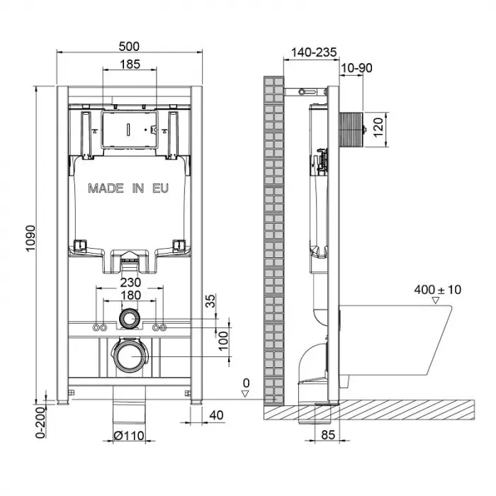 Акриловая ванна Abber 150х78 AB9257-1.5 L белый