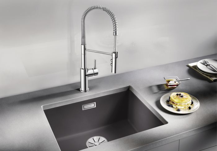 Смеситель Blanco Catris-S 521476 хром с выдвижной лейкой