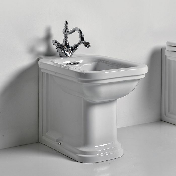 Биде Kerasan Waldorf 4121K1bi/cr*1, белый