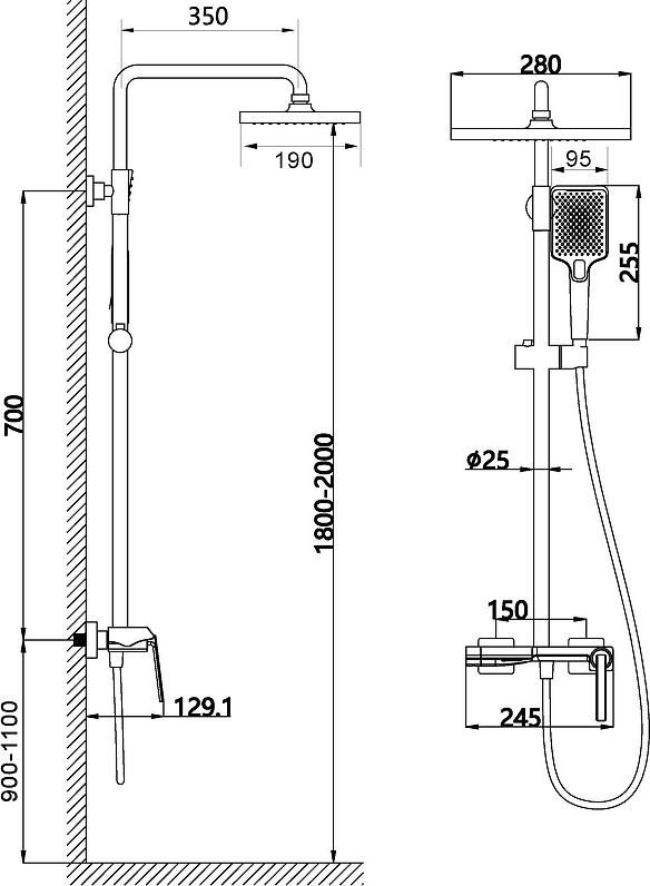 Раковина Bocchi Lucca Venezia 1120-001-0125, белый глянец
