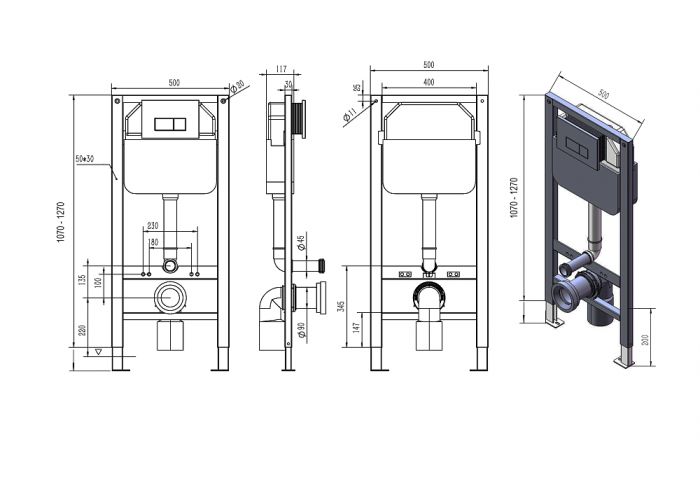 Инсталляция D&K DI8050127