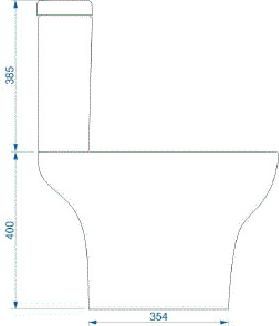 Унитаз-компакт VitrA Zentrum 9012B003-7204 с сиденьем микролифтом, белый